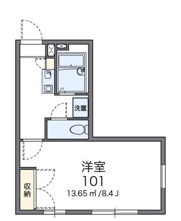 レオパレスグランドールの物件間取画像